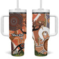 Aboriginal-Islanders NAIDOC Week Personalised Tumbler With Handle Aboriginal Indigenous Art