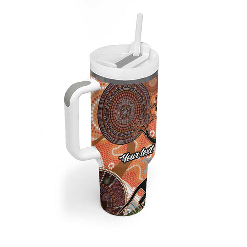 Aboriginal-Islanders NAIDOC Week Personalised Tumbler With Handle Aboriginal Indigenous Art