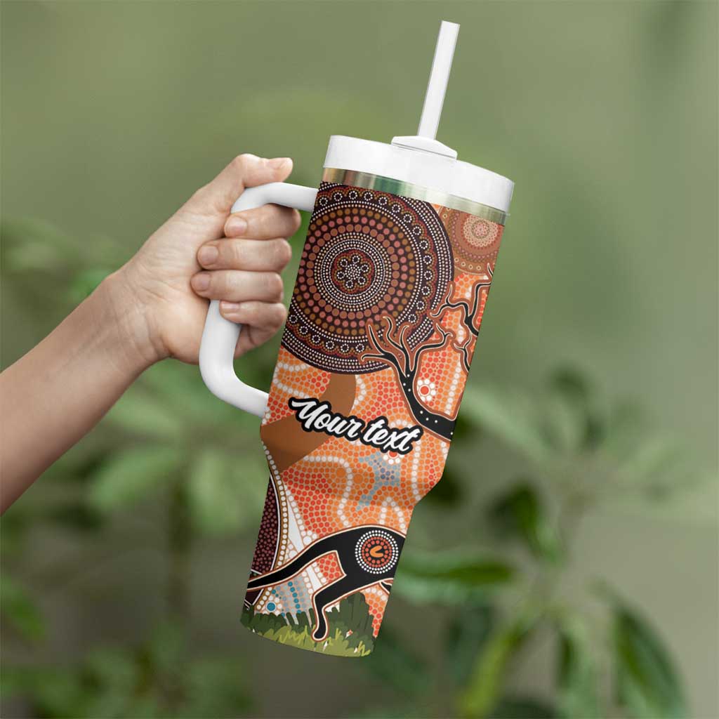Aboriginal-Islanders NAIDOC Week Personalised Tumbler With Handle Aboriginal Indigenous Art