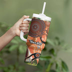 Aboriginal-Islanders NAIDOC Week Personalised Tumbler With Handle Aboriginal Indigenous Art