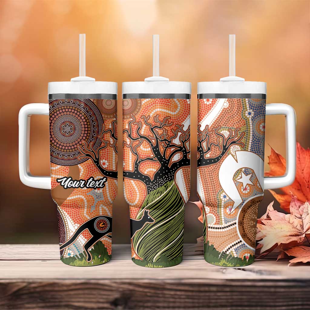 Aboriginal-Islanders NAIDOC Week Personalised Tumbler With Handle Aboriginal Indigenous Art