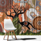 Aboriginal-Islanders NAIDOC Week Personalised Window Curtain Aboriginal Indigenous Art