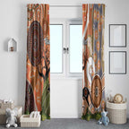 Aboriginal-Islanders NAIDOC Week Personalised Window Curtain Aboriginal Indigenous Art