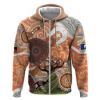 Aboriginal-Islanders NAIDOC Week Personalised Zip Hoodie Aboriginal Indigenous Art