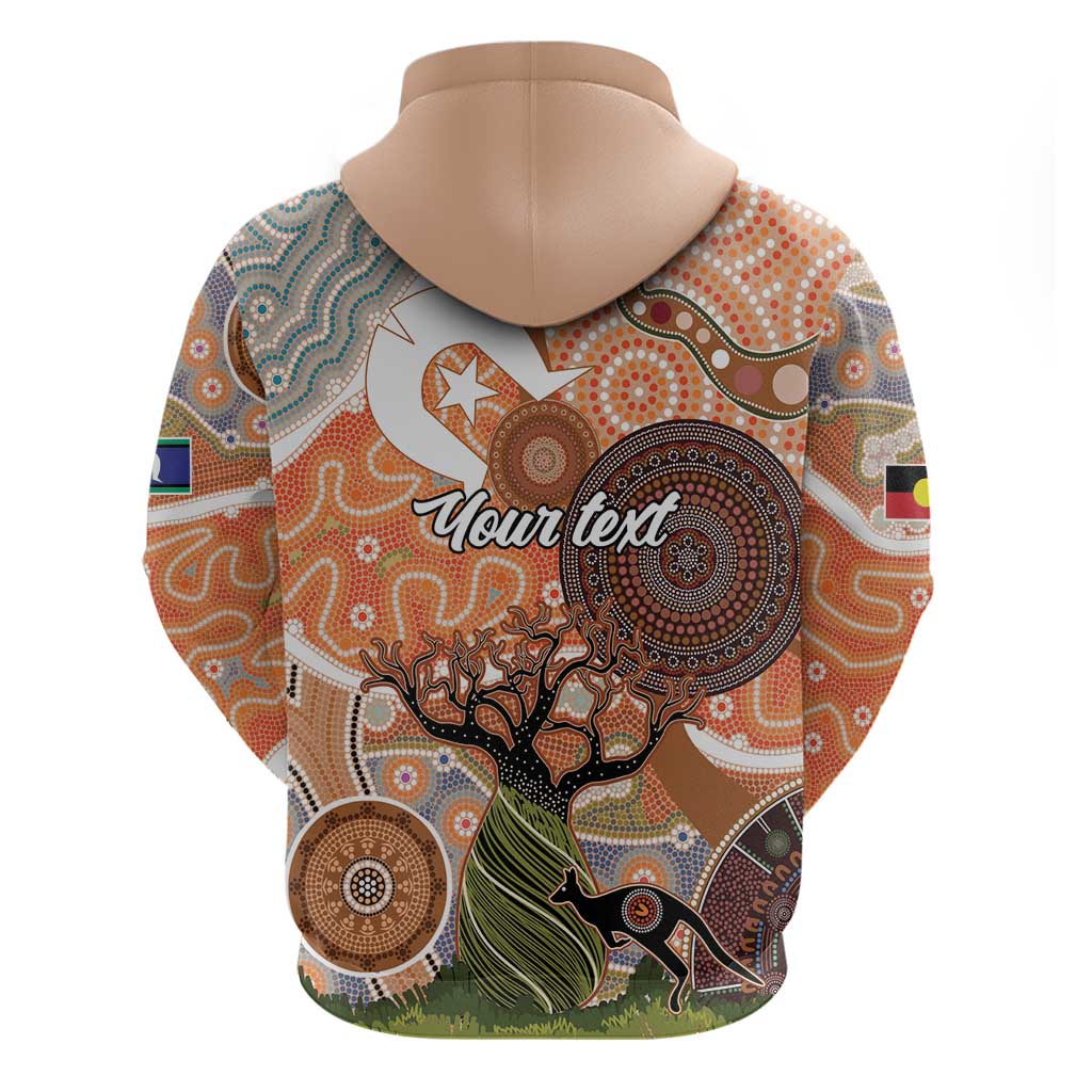 Aboriginal-Islanders NAIDOC Week Personalised Zip Hoodie Aboriginal Indigenous Art