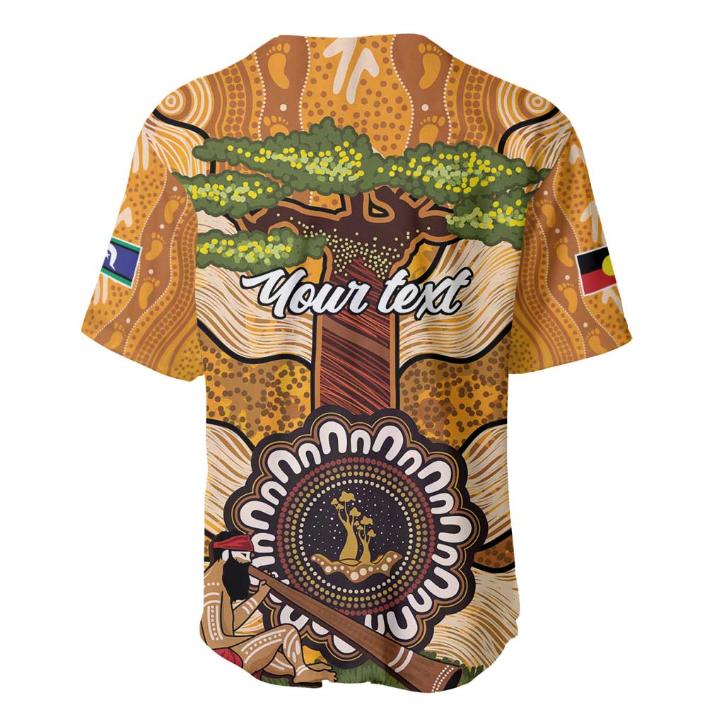 Aboriginal-Islanders NAIDOC Week Personalised Baseball Jersey Boab Tree Indigenous Art