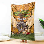 Aboriginal-Islanders NAIDOC Week Personalised Blanket Boab Tree Indigenous Art