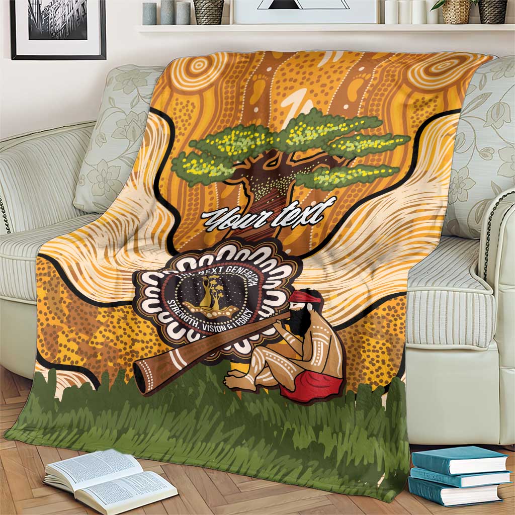 Aboriginal-Islanders NAIDOC Week Personalised Blanket Boab Tree Indigenous Art