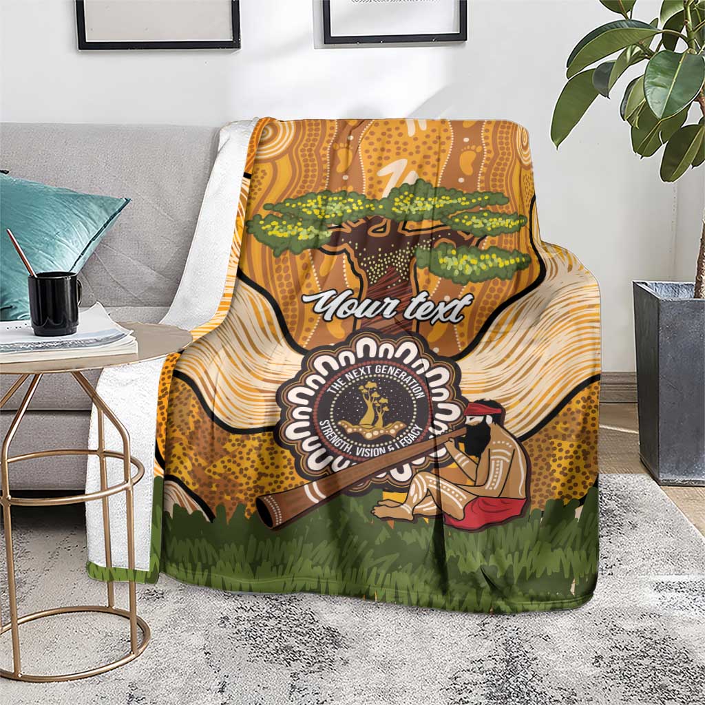 Aboriginal-Islanders NAIDOC Week Personalised Blanket Boab Tree Indigenous Art