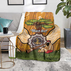 Aboriginal-Islanders NAIDOC Week Personalised Blanket Boab Tree Indigenous Art