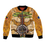 Aboriginal-Islanders NAIDOC Week Personalised Bomber Jacket Boab Tree Indigenous Art