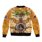Aboriginal-Islanders NAIDOC Week Personalised Bomber Jacket Boab Tree Indigenous Art