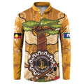 Aboriginal-Islanders NAIDOC Week Personalised Button Sweatshirt Boab Tree Indigenous Art