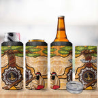 Aboriginal-Islanders NAIDOC Week Personalised 4 in 1 Can Cooler Tumbler Boab Tree Indigenous Art