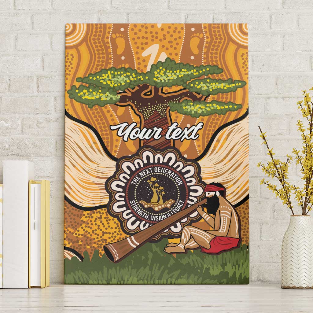 Aboriginal-Islanders NAIDOC Week Personalised Canvas Wall Art Boab Tree Indigenous Art