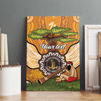Aboriginal-Islanders NAIDOC Week Personalised Canvas Wall Art Boab Tree Indigenous Art