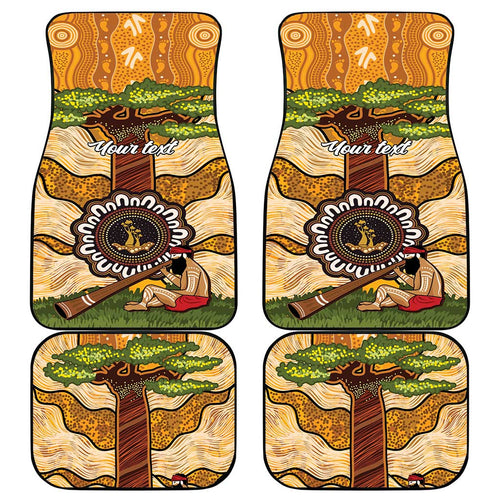 Aboriginal-Islanders NAIDOC Week Personalised Car Mats Boab Tree Indigenous Art