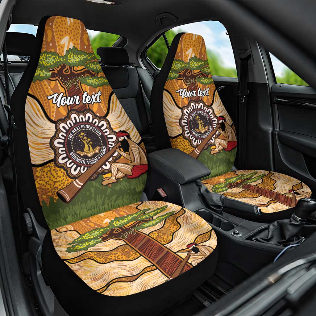 Aboriginal-Islanders NAIDOC Week Personalised Car Seat Cover Boab Tree Indigenous Art