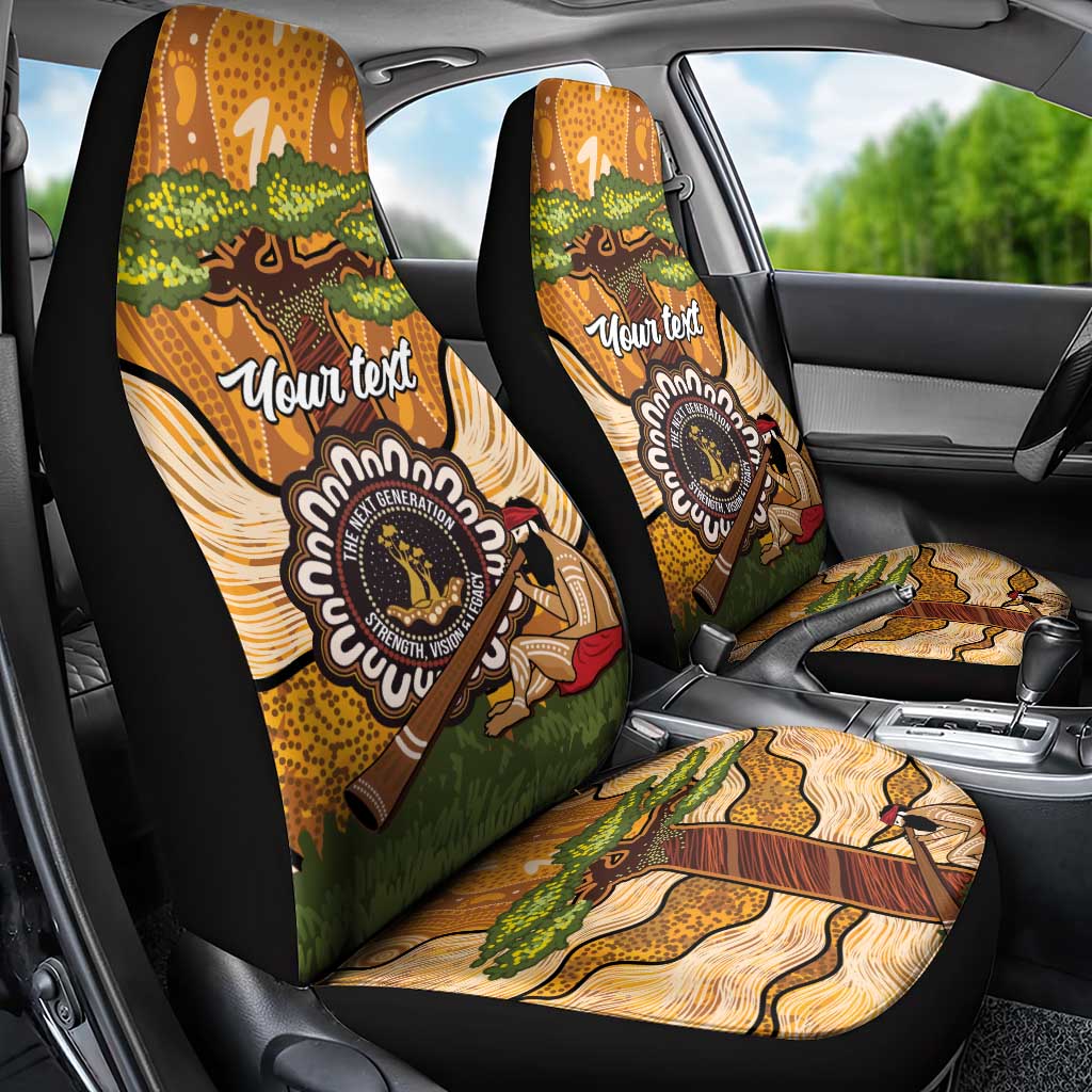Aboriginal-Islanders NAIDOC Week Personalised Car Seat Cover Boab Tree Indigenous Art