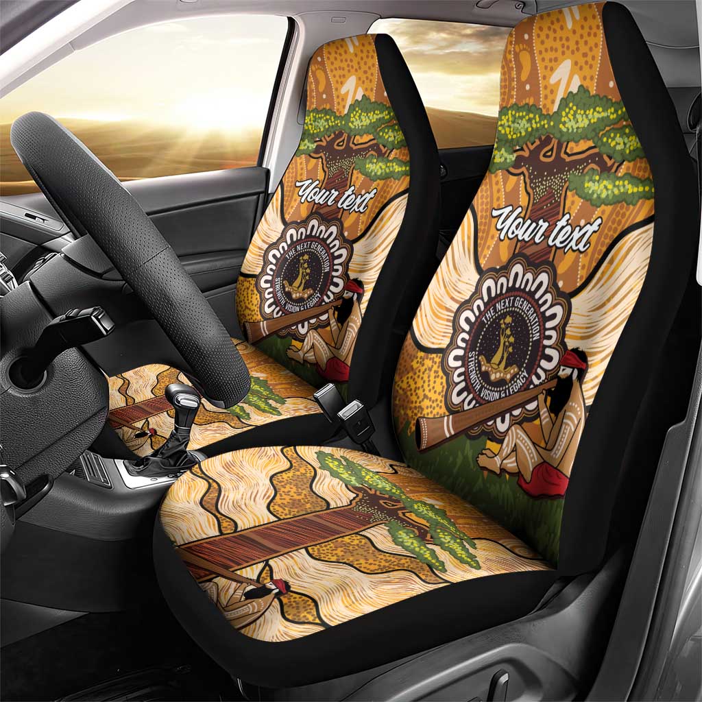 Aboriginal-Islanders NAIDOC Week Personalised Car Seat Cover Boab Tree Indigenous Art