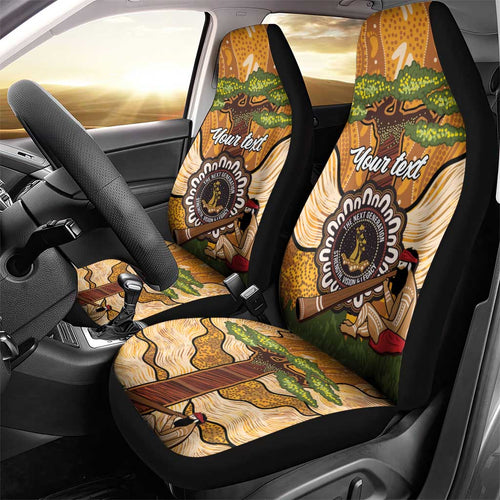 Aboriginal-Islanders NAIDOC Week Personalised Car Seat Cover Boab Tree Indigenous Art