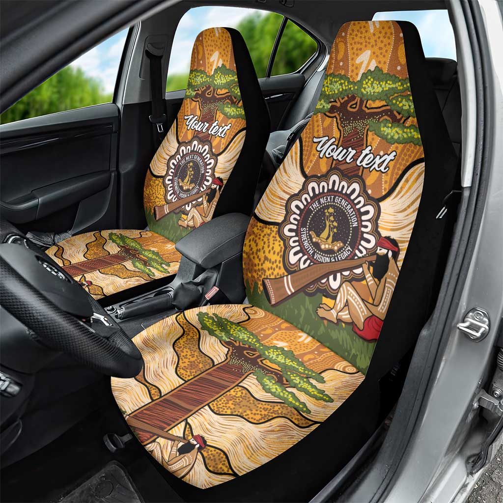 Aboriginal-Islanders NAIDOC Week Personalised Car Seat Cover Boab Tree Indigenous Art