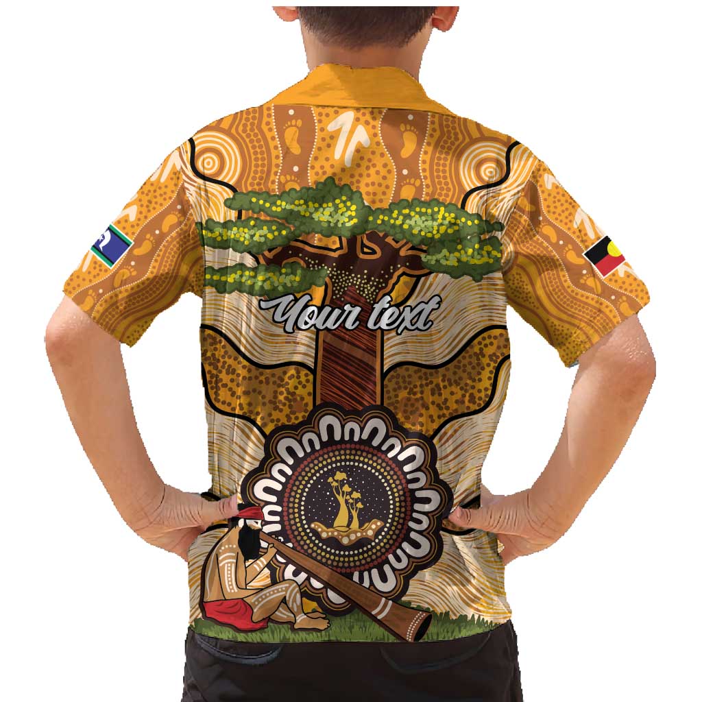 Aboriginal-Islanders NAIDOC Week Personalised Family Matching Mermaid Dress and Hawaiian Shirt Boab Tree Indigenous Art