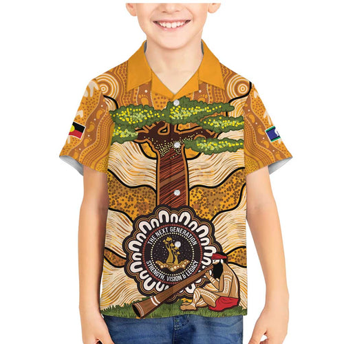 Aboriginal-Islanders NAIDOC Week Personalised Family Matching Mermaid Dress and Hawaiian Shirt Boab Tree Indigenous Art