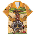 Aboriginal-Islanders NAIDOC Week Personalised Family Matching Puletasi and Hawaiian Shirt Boab Tree Indigenous Art
