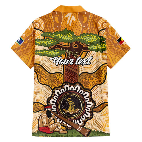 Aboriginal-Islanders NAIDOC Week Personalised Family Matching Tank Maxi Dress and Hawaiian Shirt Boab Tree Indigenous Art