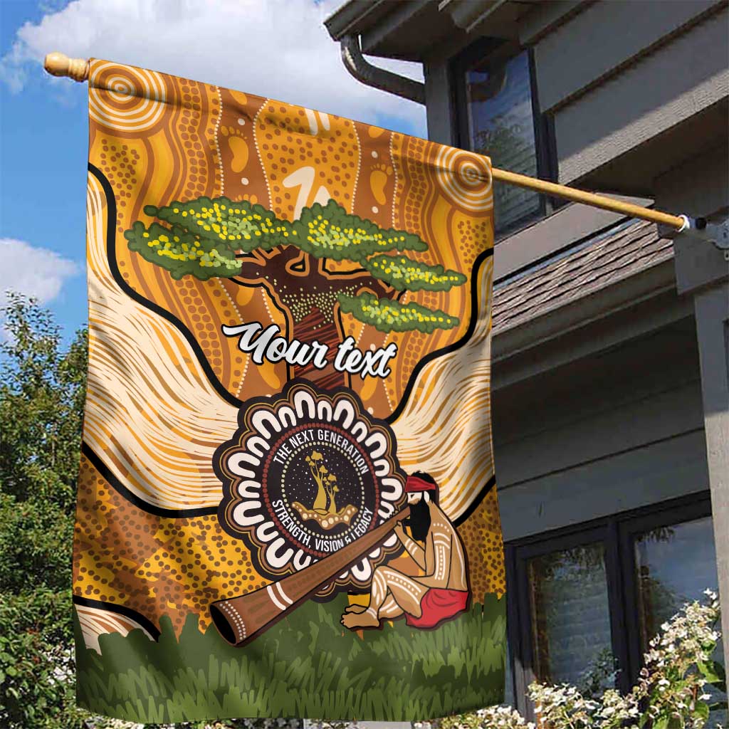 Aboriginal-Islanders NAIDOC Week Personalised Garden Flag Boab Tree Indigenous Art
