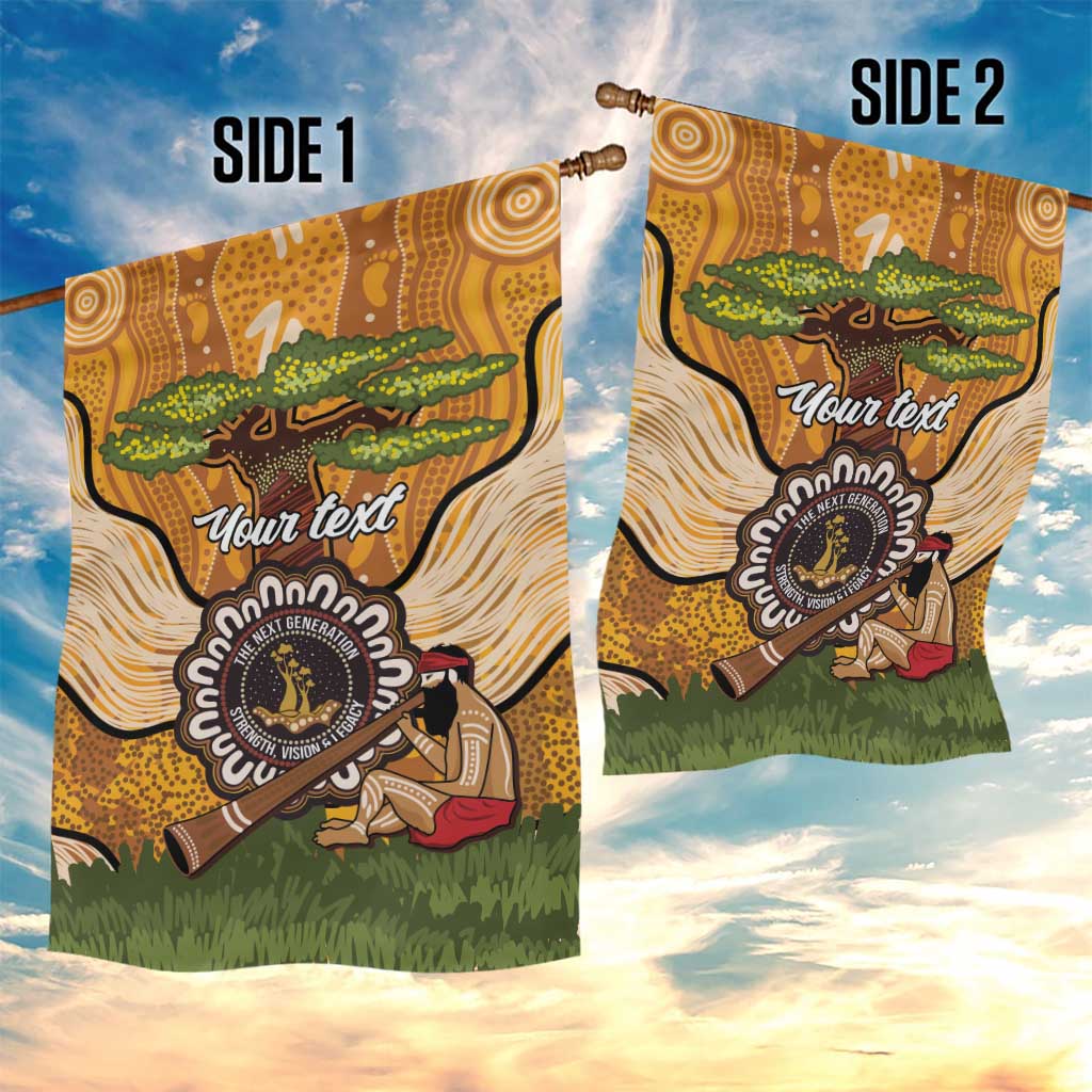 Aboriginal-Islanders NAIDOC Week Personalised Garden Flag Boab Tree Indigenous Art