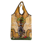Aboriginal-Islanders NAIDOC Week Personalised Grocery Bag Boab Tree Indigenous Art