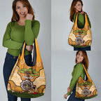 Aboriginal-Islanders NAIDOC Week Personalised Grocery Bag Boab Tree Indigenous Art