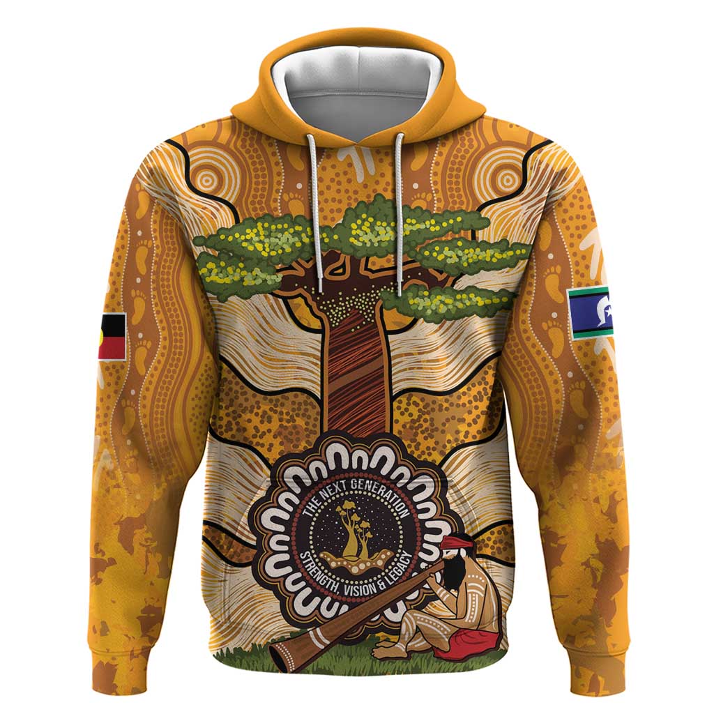 Aboriginal-Islanders NAIDOC Week Personalised Hoodie Boab Tree Indigenous Art