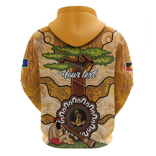 Aboriginal-Islanders NAIDOC Week Personalised Hoodie Boab Tree Indigenous Art