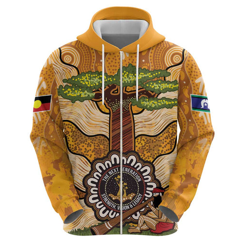 Aboriginal-Islanders NAIDOC Week Personalised Hoodie Boab Tree Indigenous Art