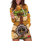 Aboriginal-Islanders NAIDOC Week Personalised Hoodie Dress Boab Tree Indigenous Art