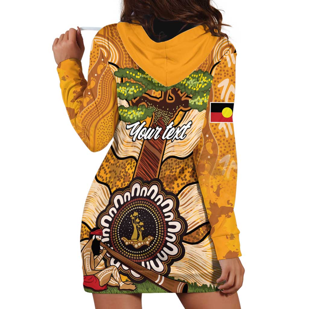 Aboriginal-Islanders NAIDOC Week Personalised Hoodie Dress Boab Tree Indigenous Art