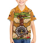 Aboriginal-Islanders NAIDOC Week Personalised Kid Hawaiian Shirt Boab Tree Indigenous Art