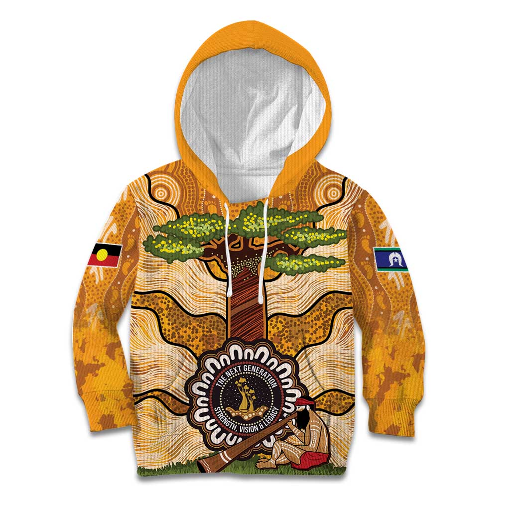 Aboriginal-Islanders NAIDOC Week Personalised Kid Hoodie Boab Tree Indigenous Art