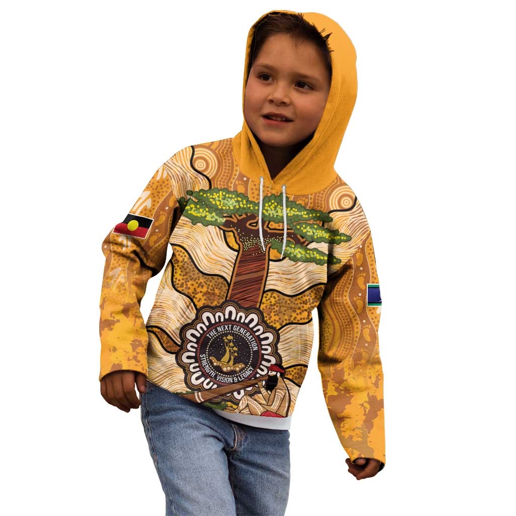 Aboriginal-Islanders NAIDOC Week Personalised Kid Hoodie Boab Tree Indigenous Art