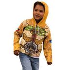 Aboriginal-Islanders NAIDOC Week Personalised Kid Hoodie Boab Tree Indigenous Art