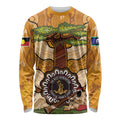 Aboriginal-Islanders NAIDOC Week Personalised Long Sleeve Shirt Boab Tree Indigenous Art