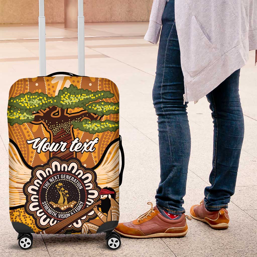 Aboriginal-Islanders NAIDOC Week Personalised Luggage Cover Boab Tree Indigenous Art