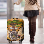 Aboriginal-Islanders NAIDOC Week Personalised Luggage Cover Boab Tree Indigenous Art