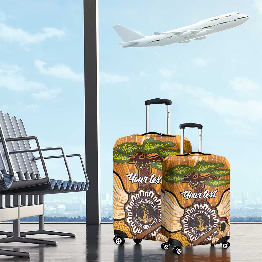 Aboriginal-Islanders NAIDOC Week Personalised Luggage Cover Boab Tree Indigenous Art
