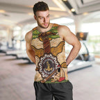 Aboriginal-Islanders NAIDOC Week Personalised Men Tank Top Boab Tree Indigenous Art