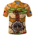 Aboriginal-Islanders NAIDOC Week Personalised Polo Shirt Boab Tree Indigenous Art