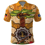 Aboriginal-Islanders NAIDOC Week Personalised Polo Shirt Boab Tree Indigenous Art